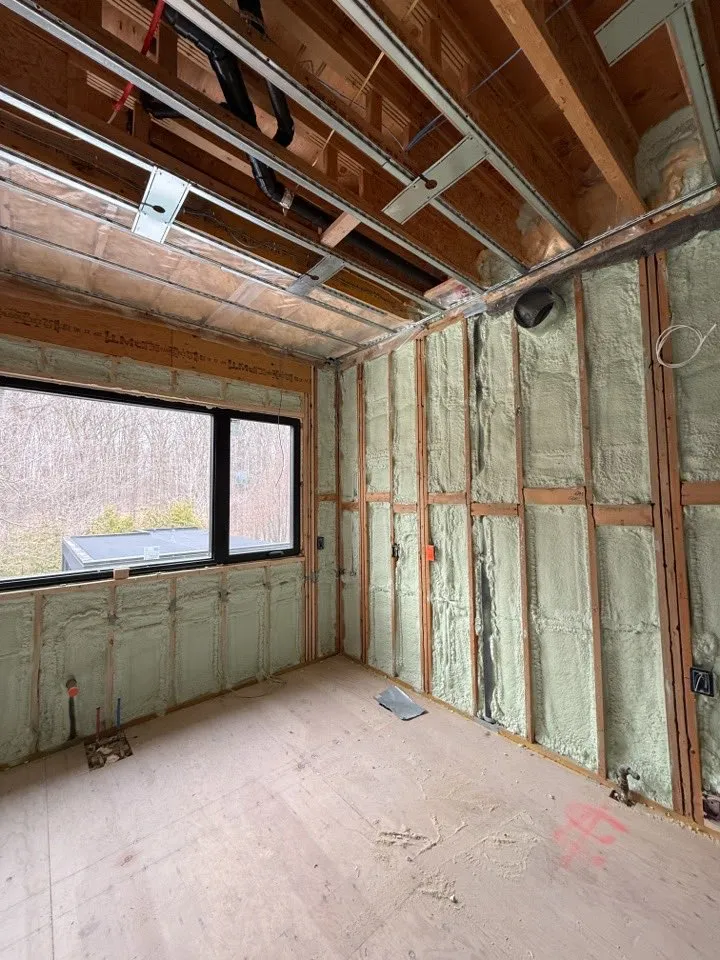 Spray foam insulation, Grandvista Cres, Vaughan
