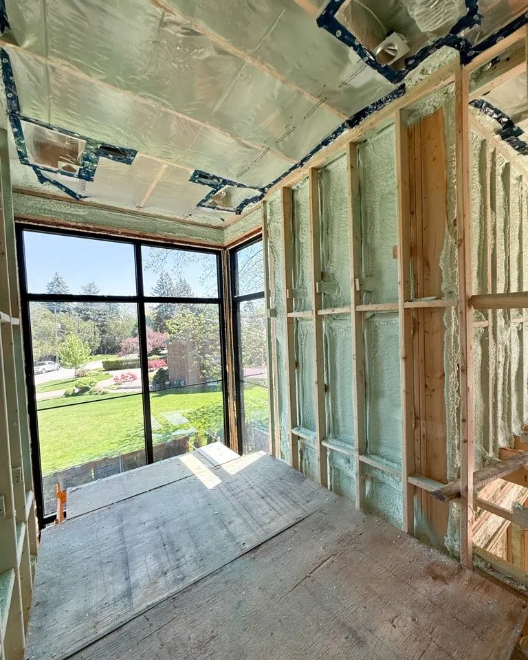 Spray foam insulation, Lorraine Gdns, Etobicoke